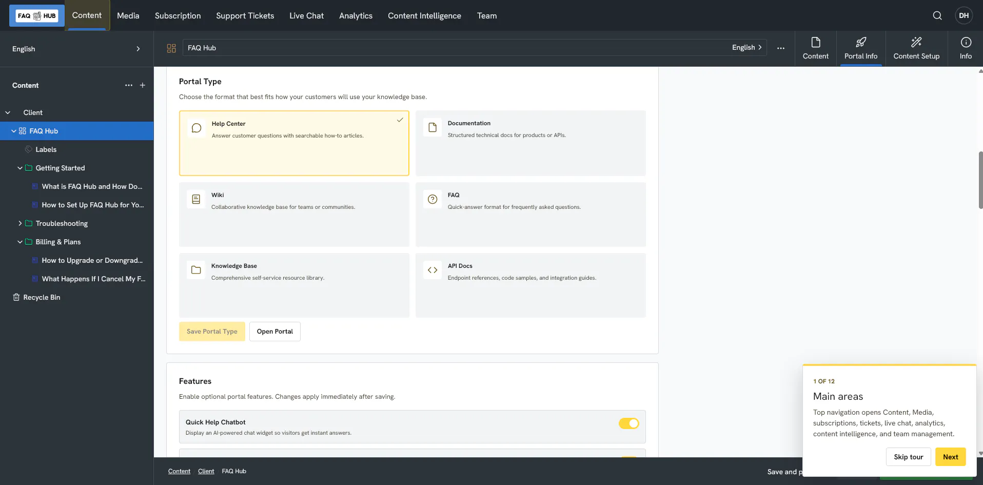 FAQ Hub gallery image