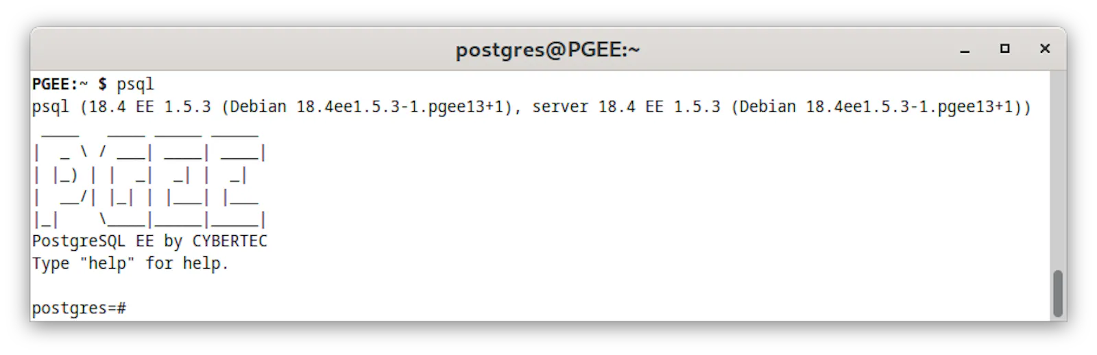 PostgreSQL Enterprise Edition (PGEE) screenshot 2