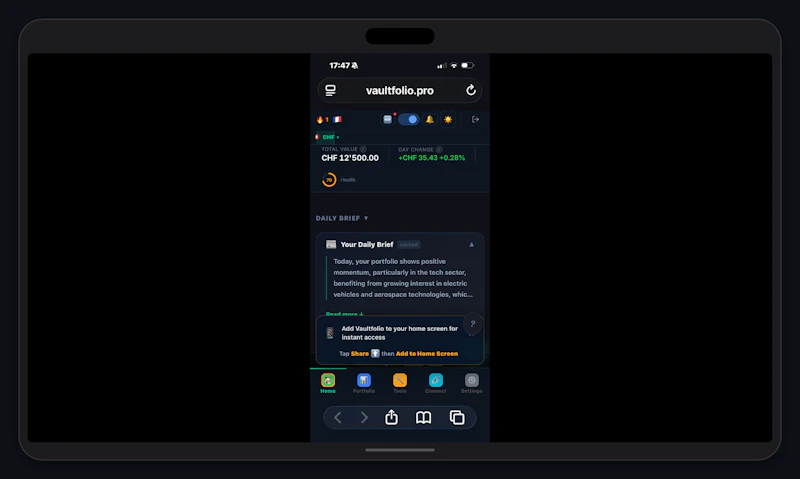 Vaultfolio screenshot 3