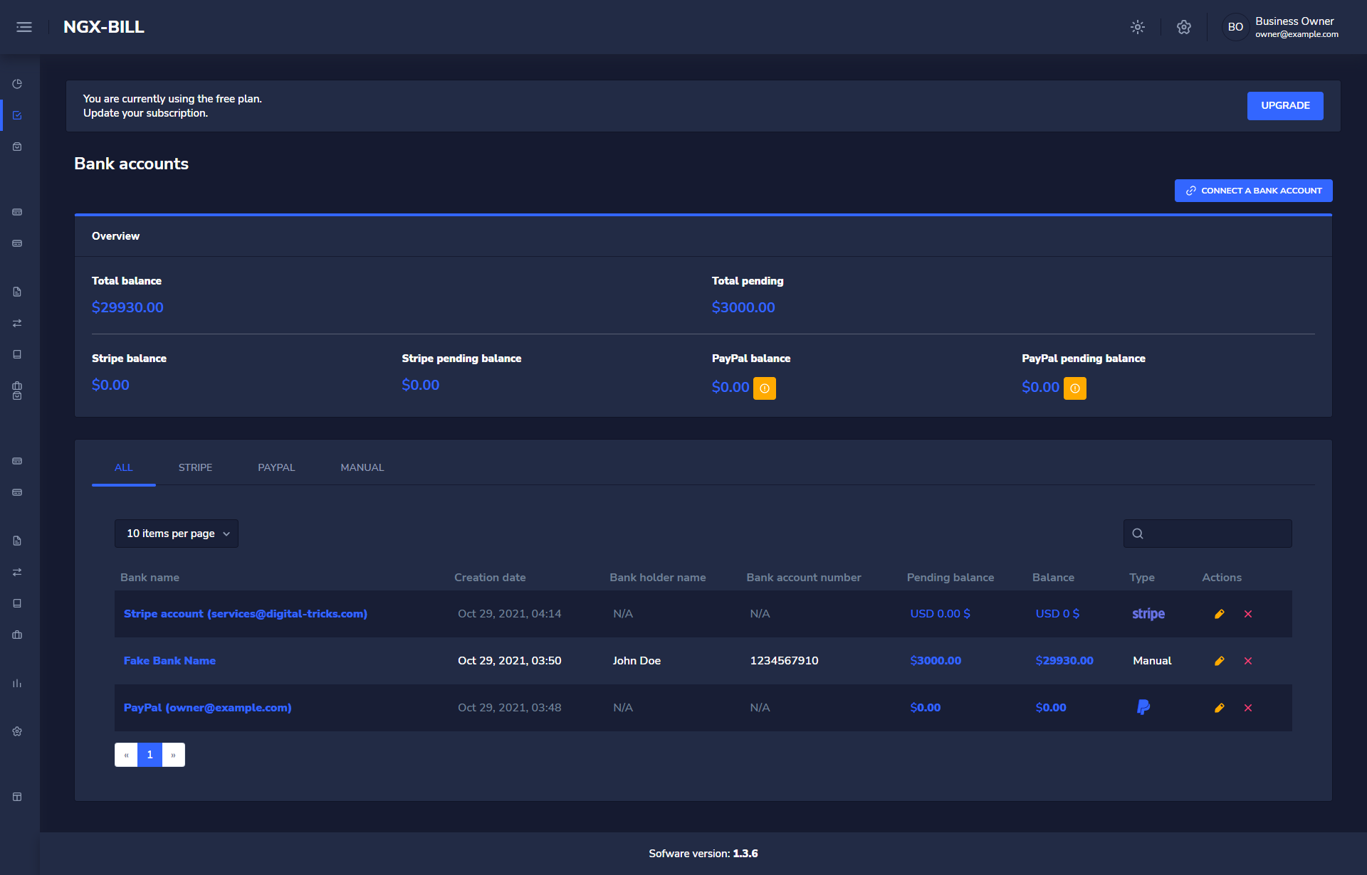NGX.BILL Self hosted accounting/billing gallery image