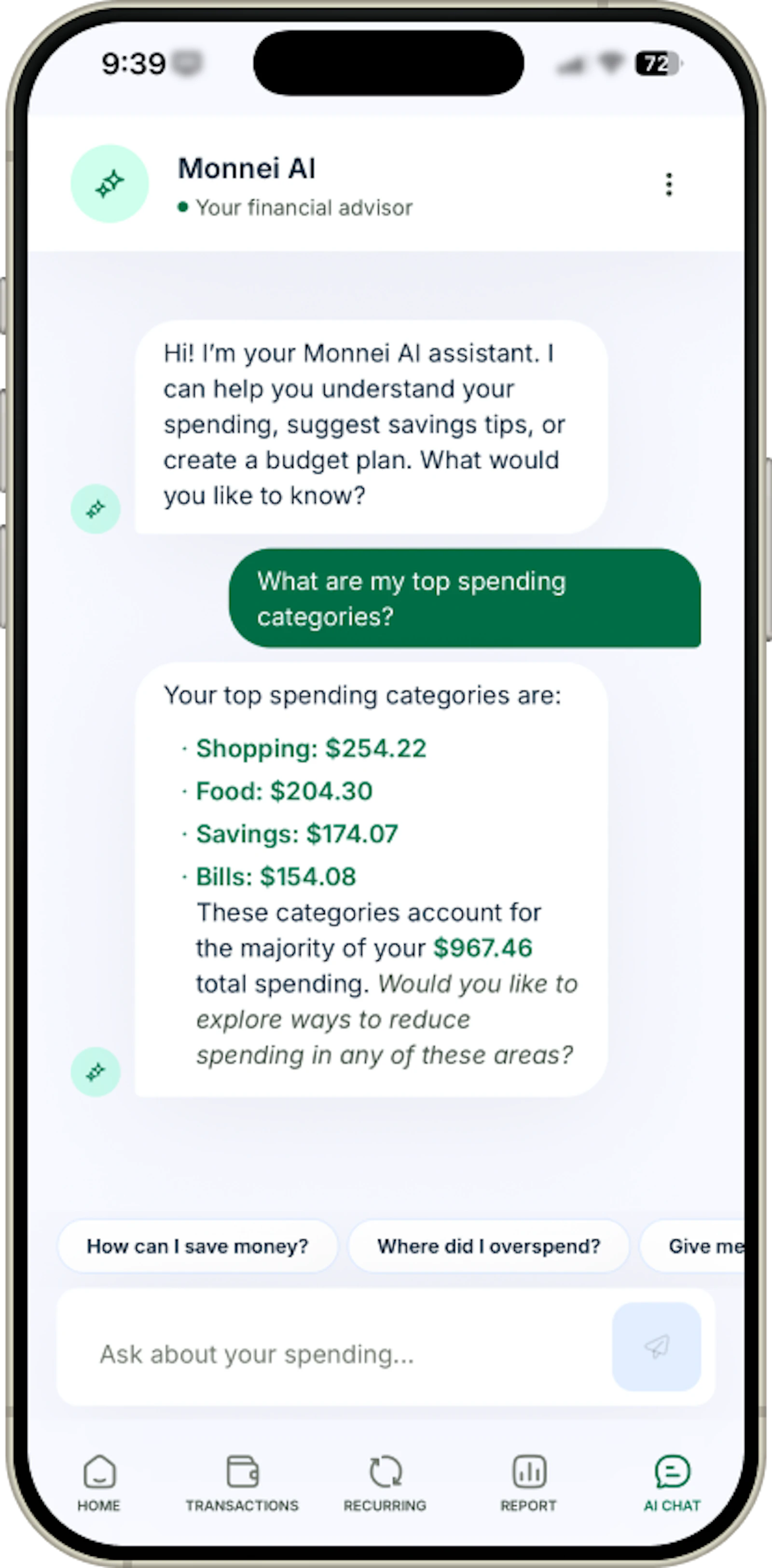 Monnei: Expense Tracker & Budget App screenshot 5