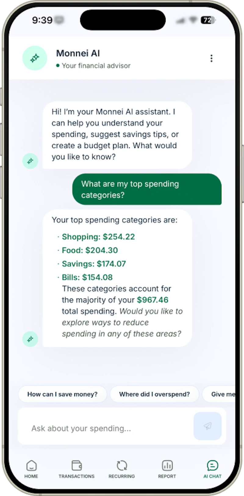 Monnei: Expense Tracker & Budget App screenshot 5