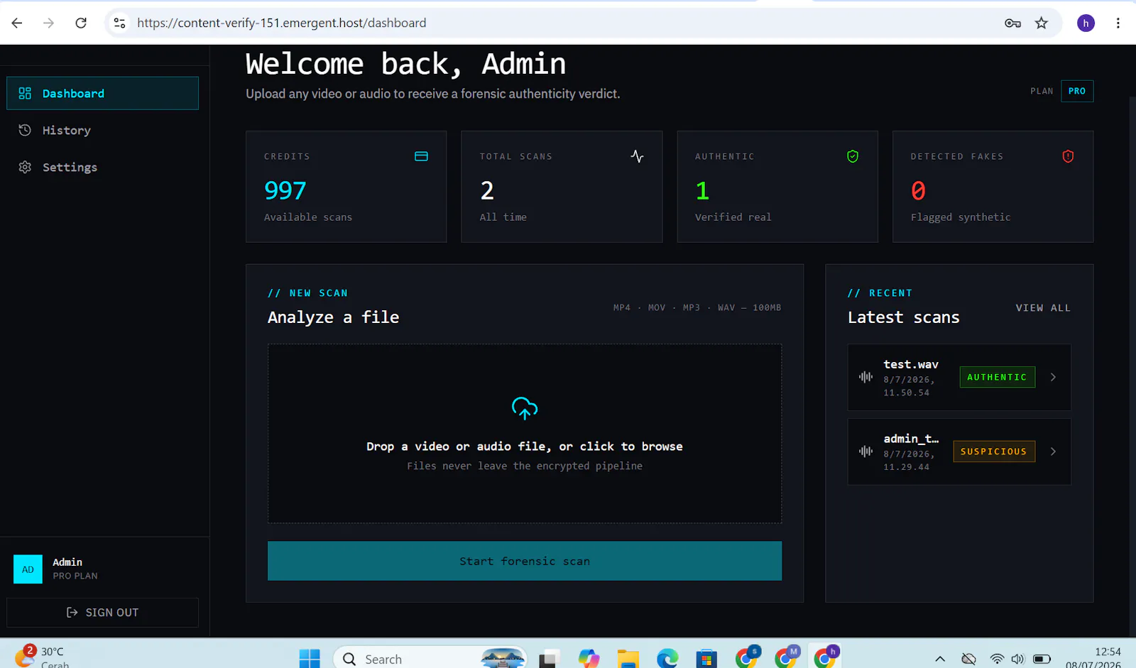 Veritas AI screenshot 1