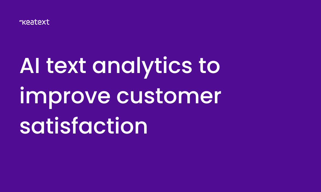 startuptile Keatext-Improve customer experiences with AI-based analytics