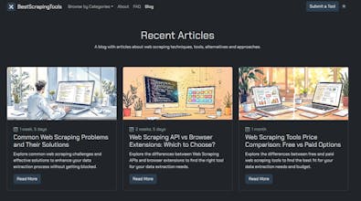 All Tools for Web Scraping (Directory) gallery image
