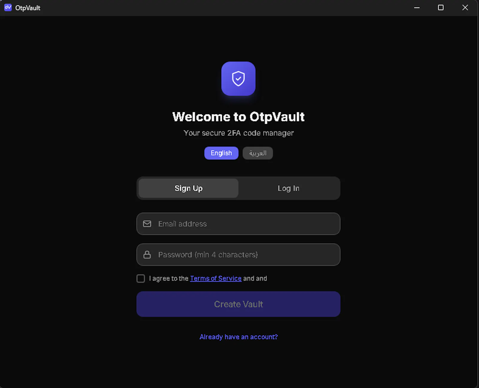 OtpVault screenshot 2