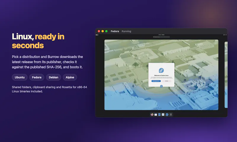 Burrow MacOS screenshot 3