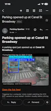 Let AI find you NYC street parking gallery image