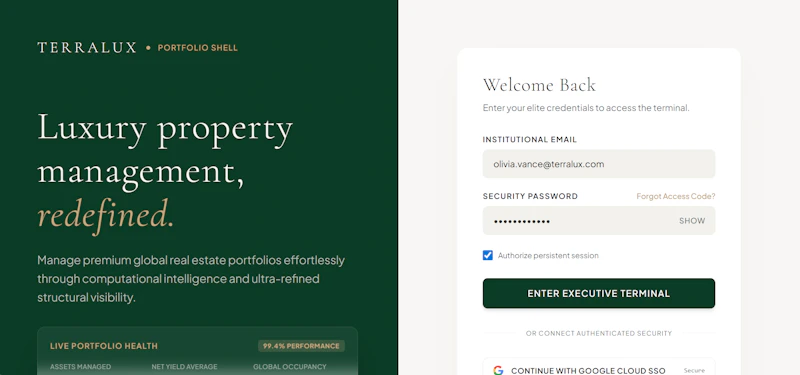 Premium SaaS UI Kit — 5 Luxury Templates screenshot 7