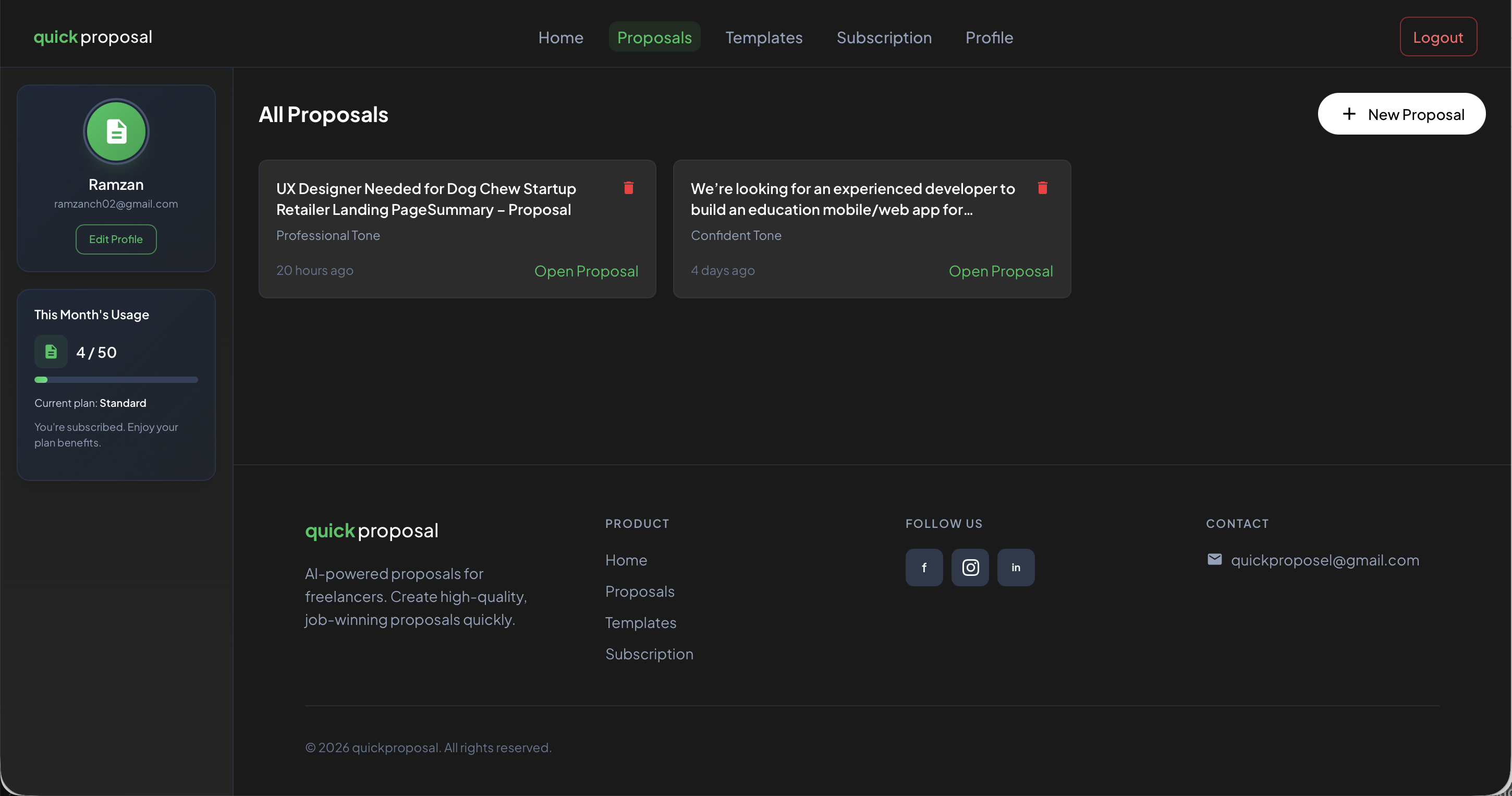 quickproposal gallery image