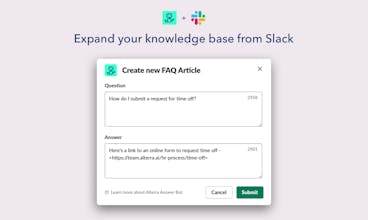 Alterra Answer Bot for Slack gallery image