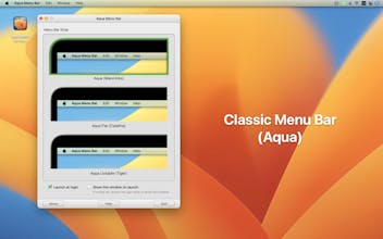 Aqua Menu Bar gallery image