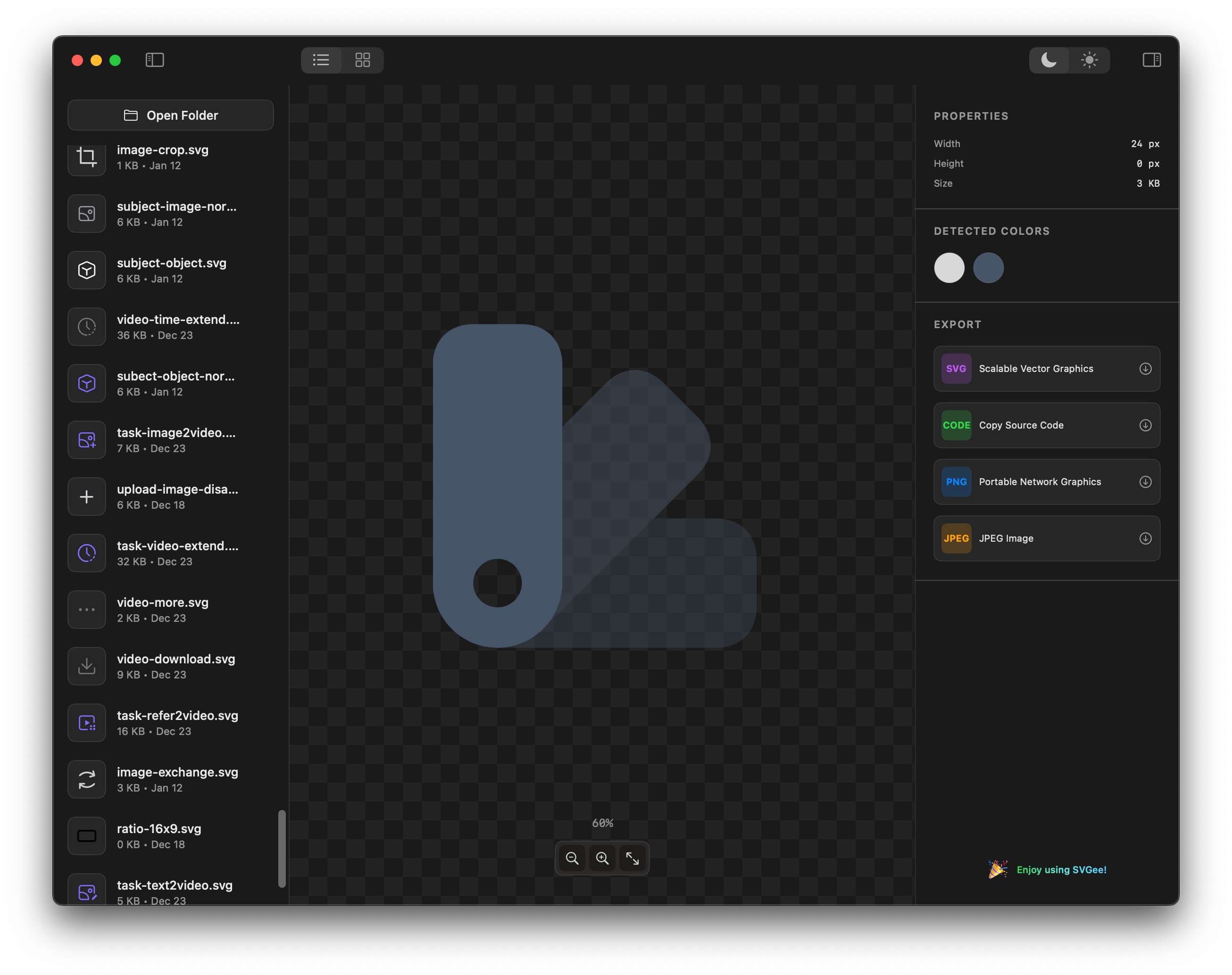 SVGee - Main product screenshot demonstrating key features and user interface