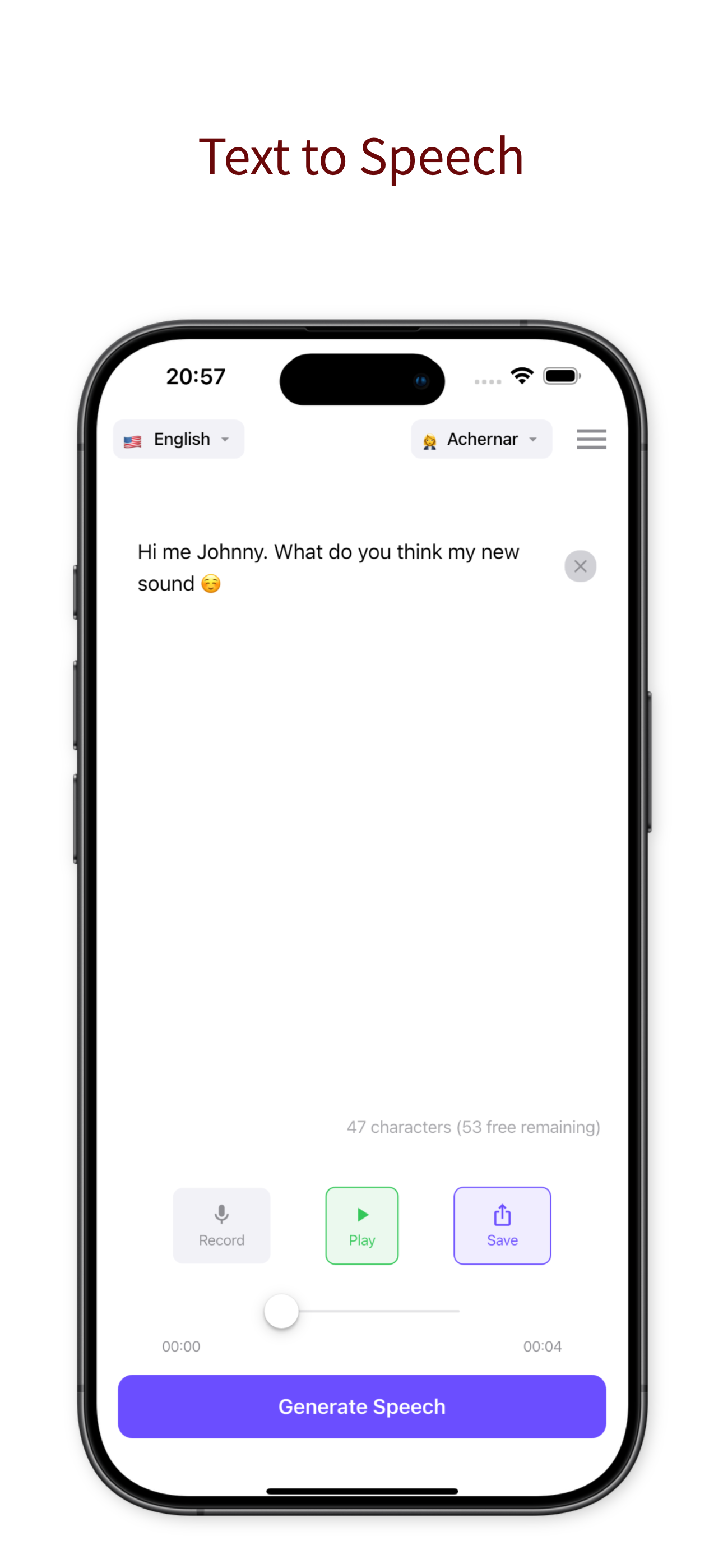 Text To Speech - AI Human gallery image