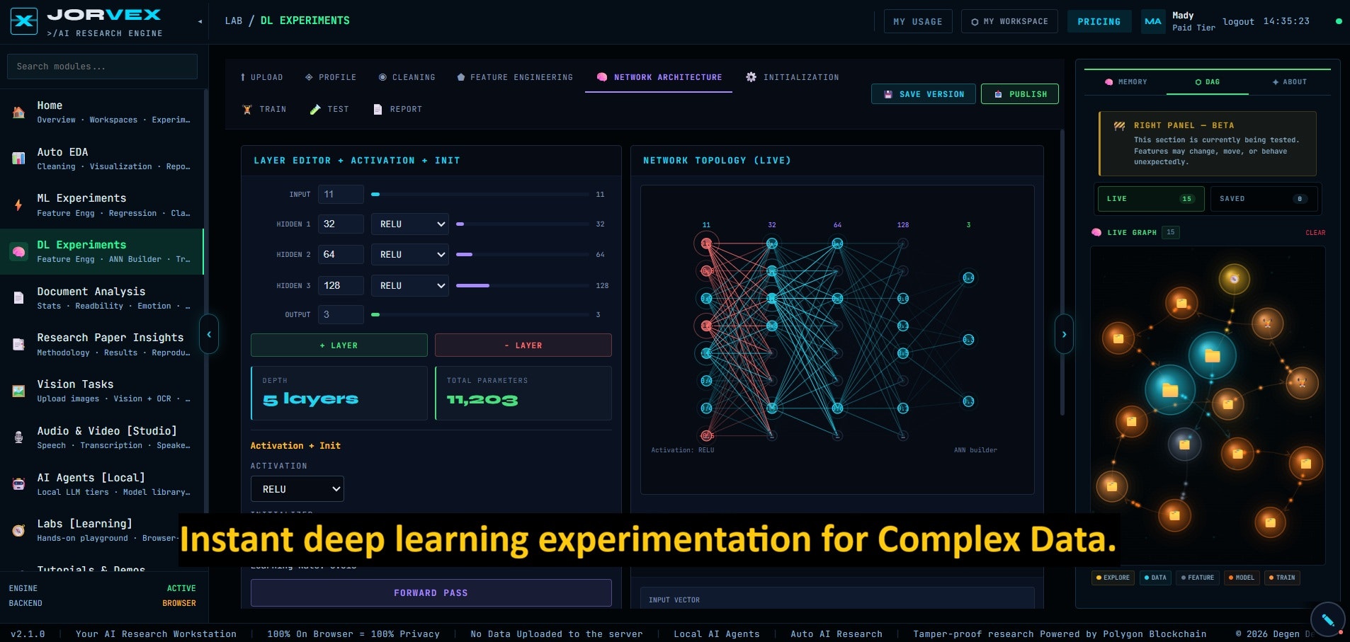 Jorvex — Data Analysis Engine gallery image