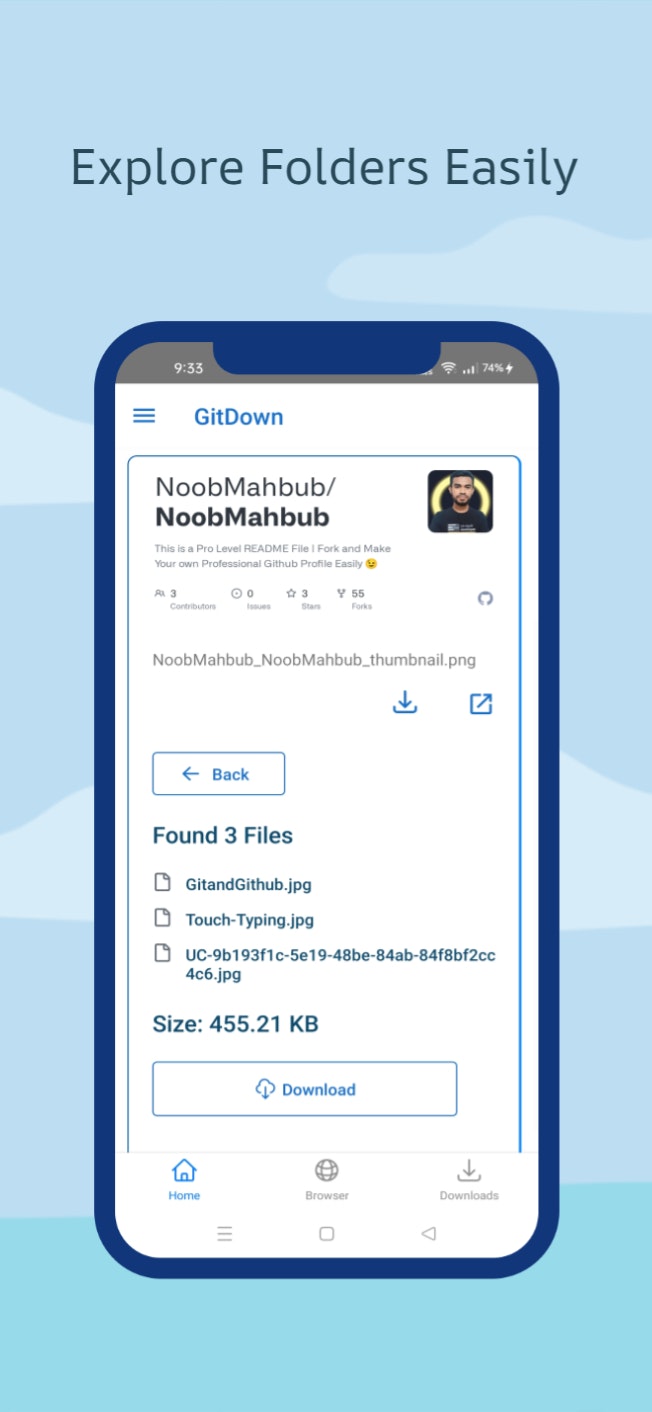 Gitdown - Trình tải xuống thư mục GitHub media 4