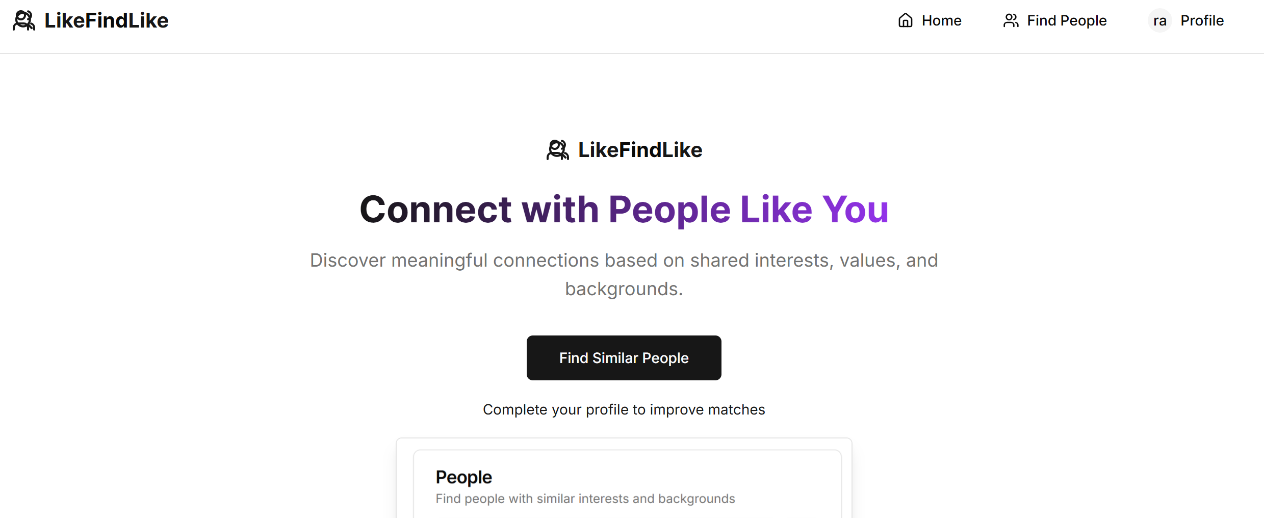 Média Comme - Trouvez des personnes similaires comme vous 3