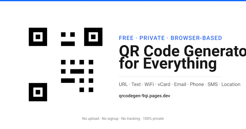 QR Code Generator & qrcodegen screenshot 1