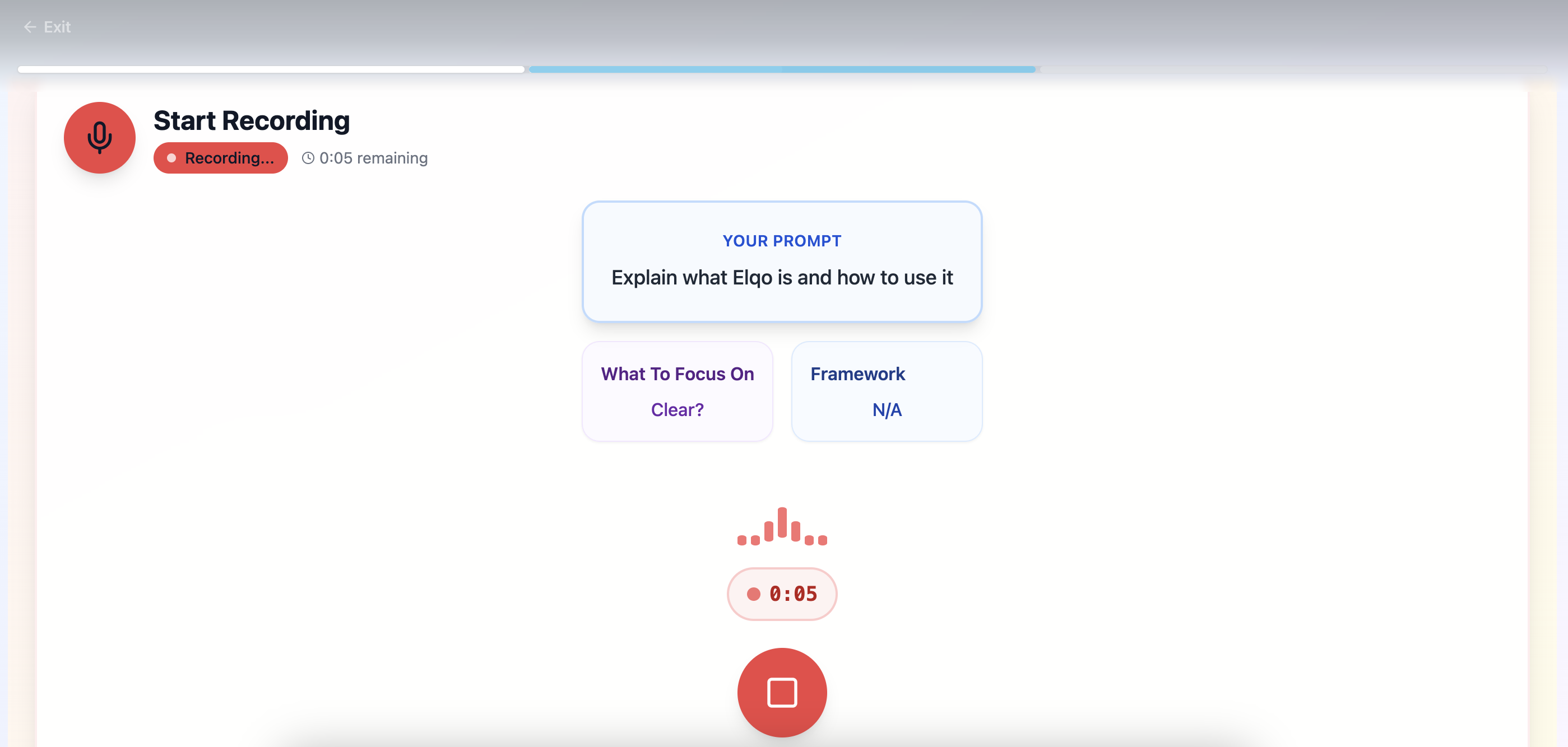 Elqo - Main screenshot showing features and interface
