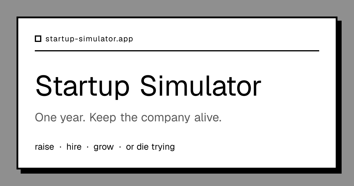 Startup Simulator gallery image