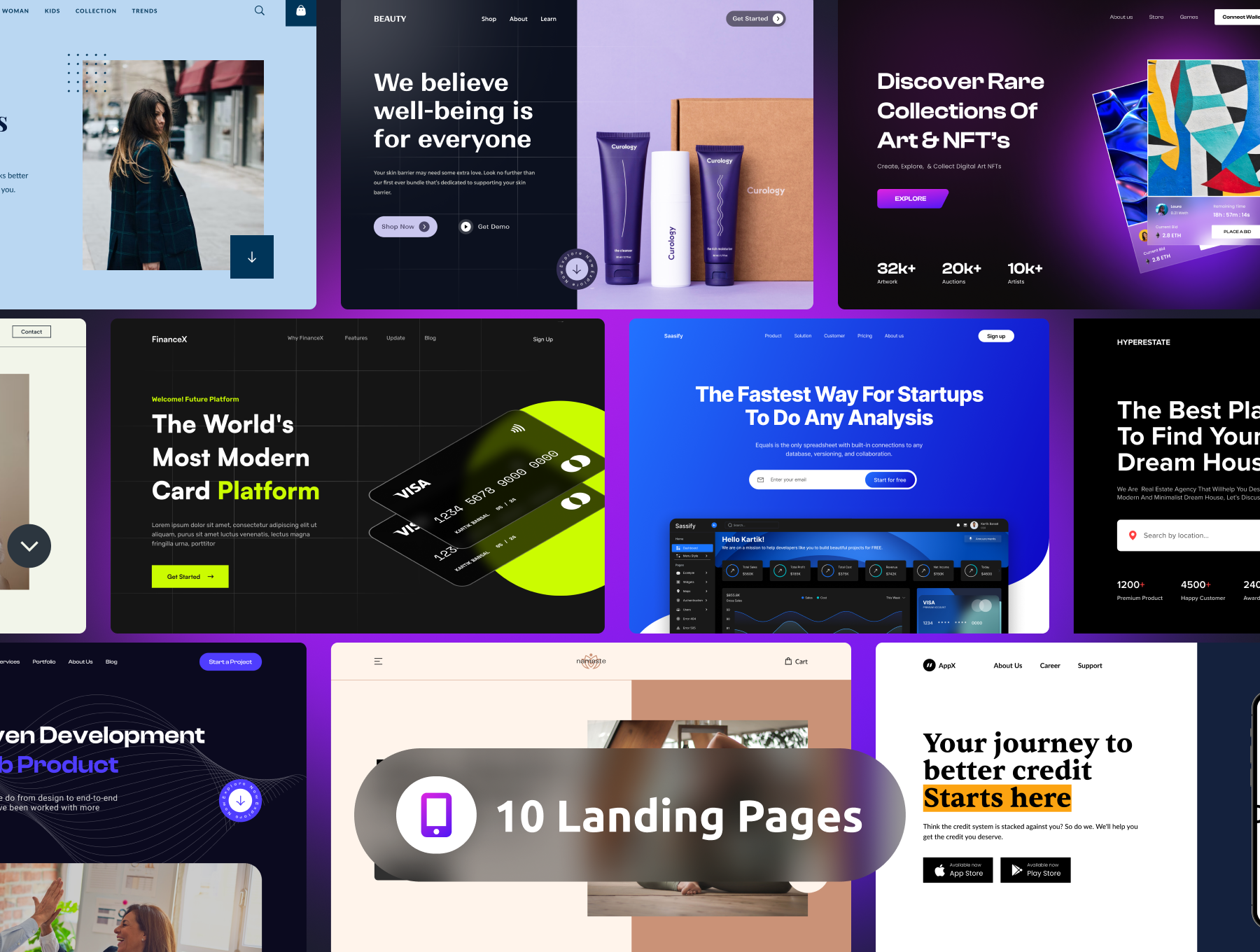 Landing Page UI Kit gallery image