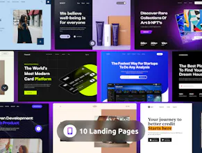 Landing Page UI Kit gallery image