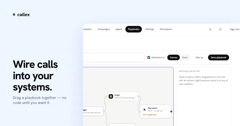 Callex screenshot 2