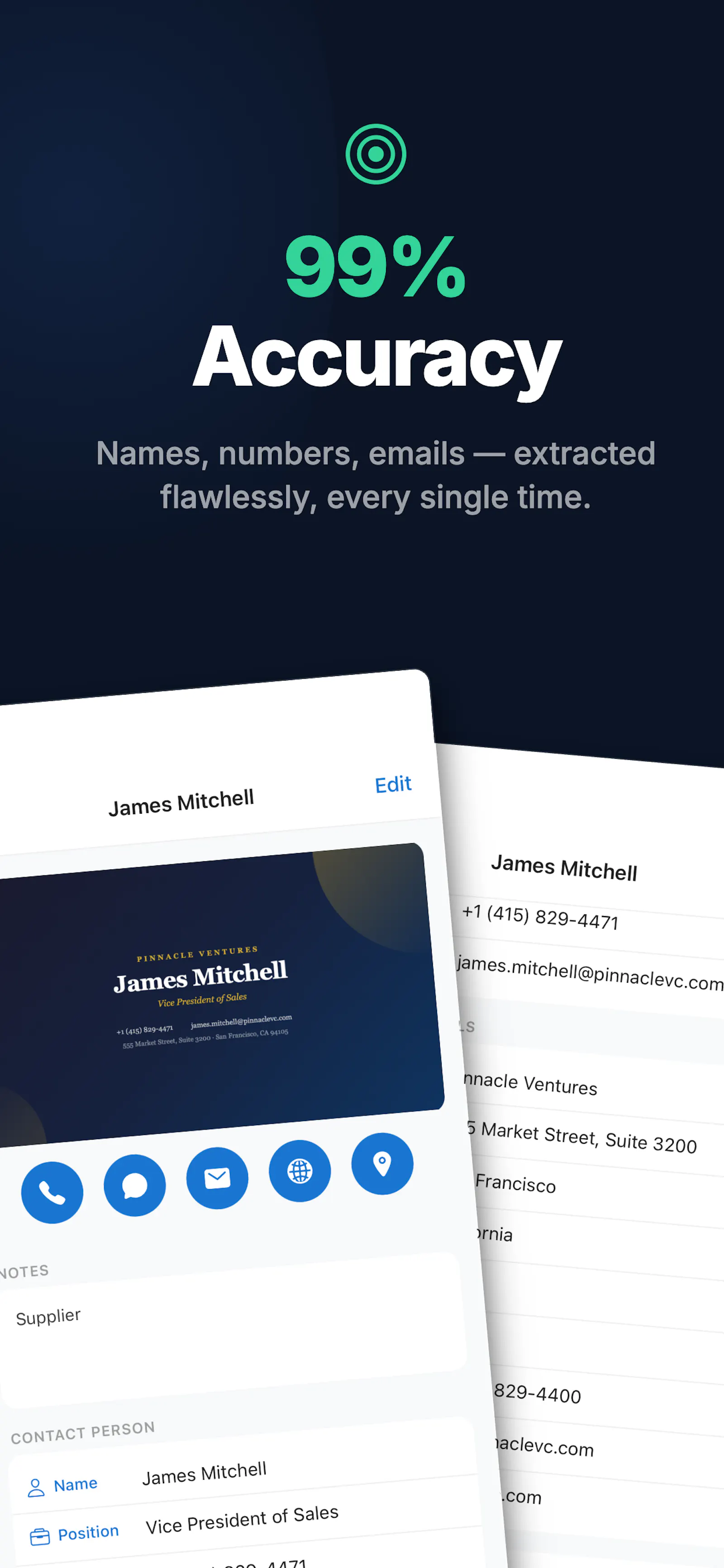 Nexio - Business Card Scanner screenshot 3