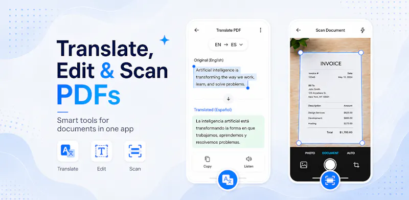 PDF Translator : Edit & Scan   screenshot 1