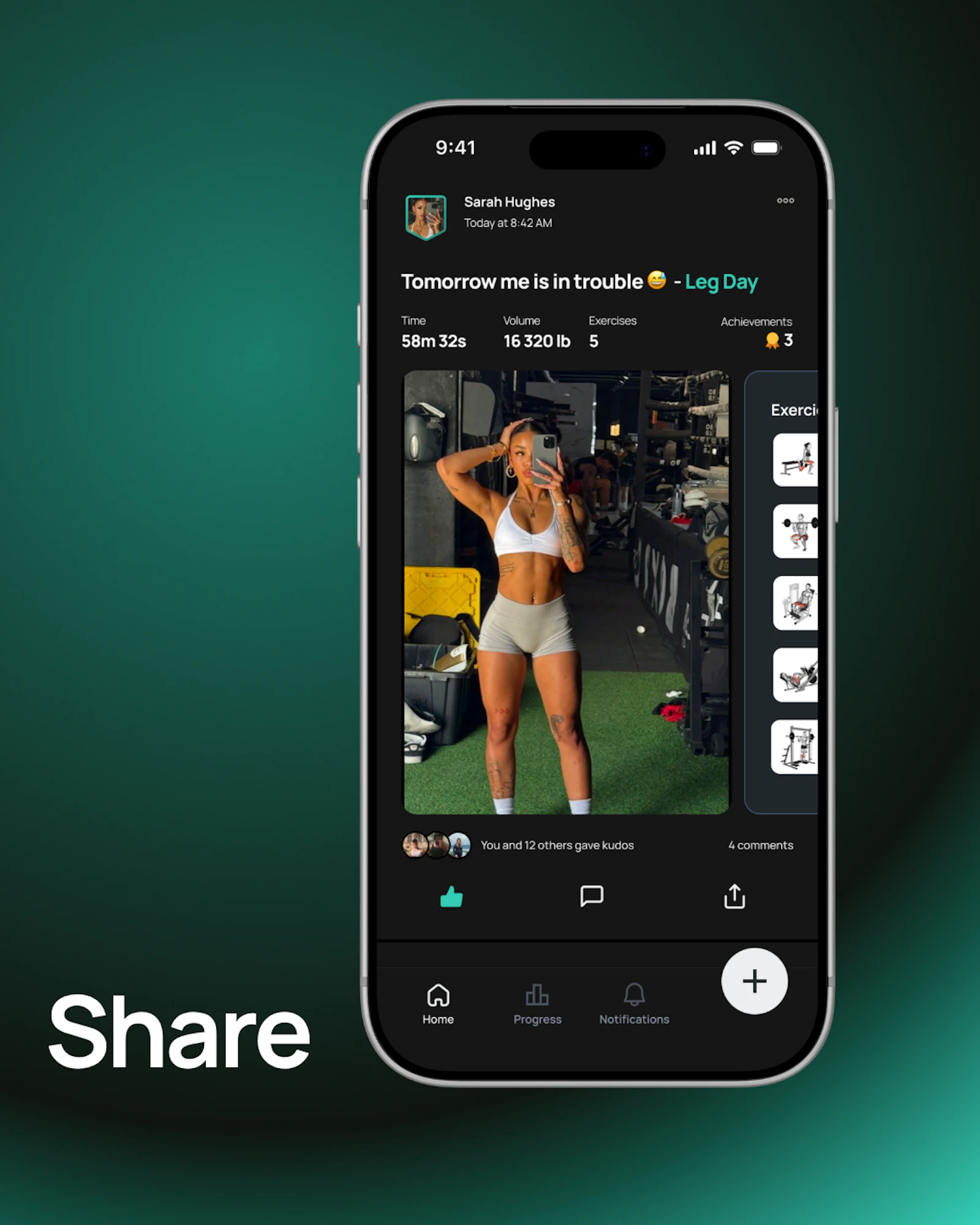 Reppa - Social Network for gym-goers screenshot 2