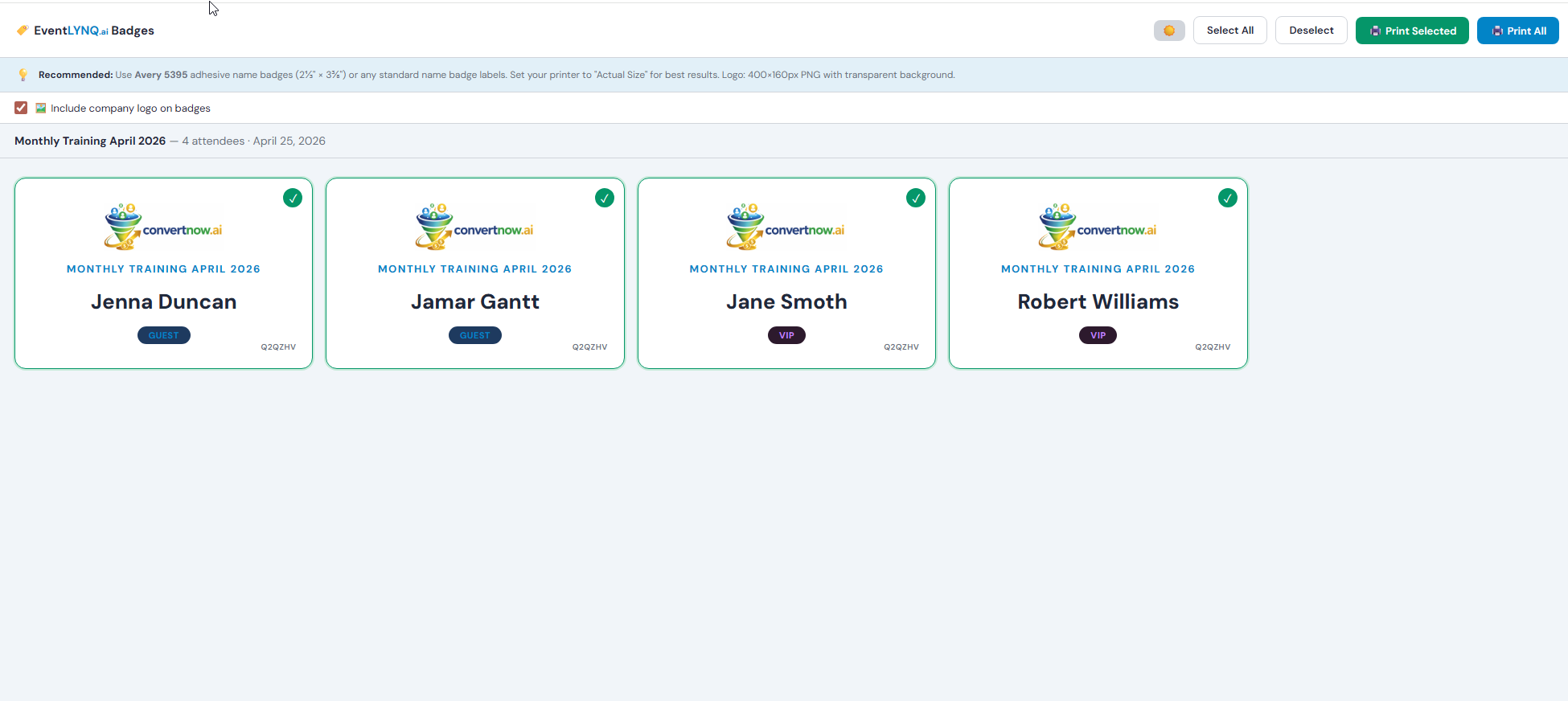 EventLYNQ - Event Check-In App gallery image