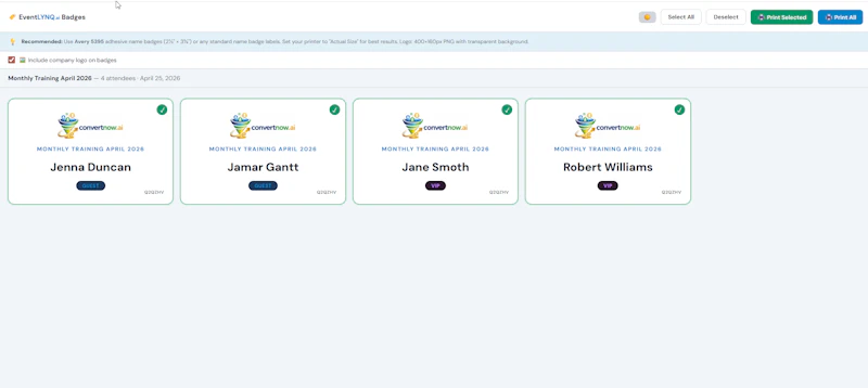 EventLYNQ - Event Check-In App screenshot 6