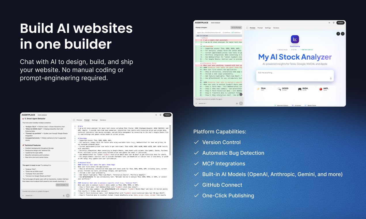 Agentplace 2.0 - Screenshot 5 showing product features and functionality