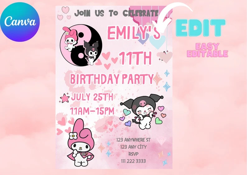 Invitación de cumpleaños