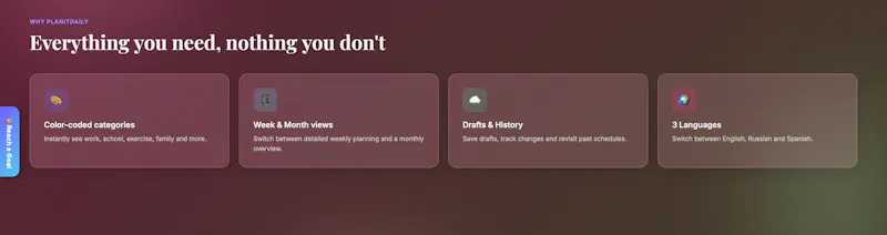 PlanItDaily — Your Smart Life Planner screenshot 4