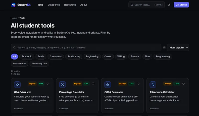 StudentKit screenshot 2