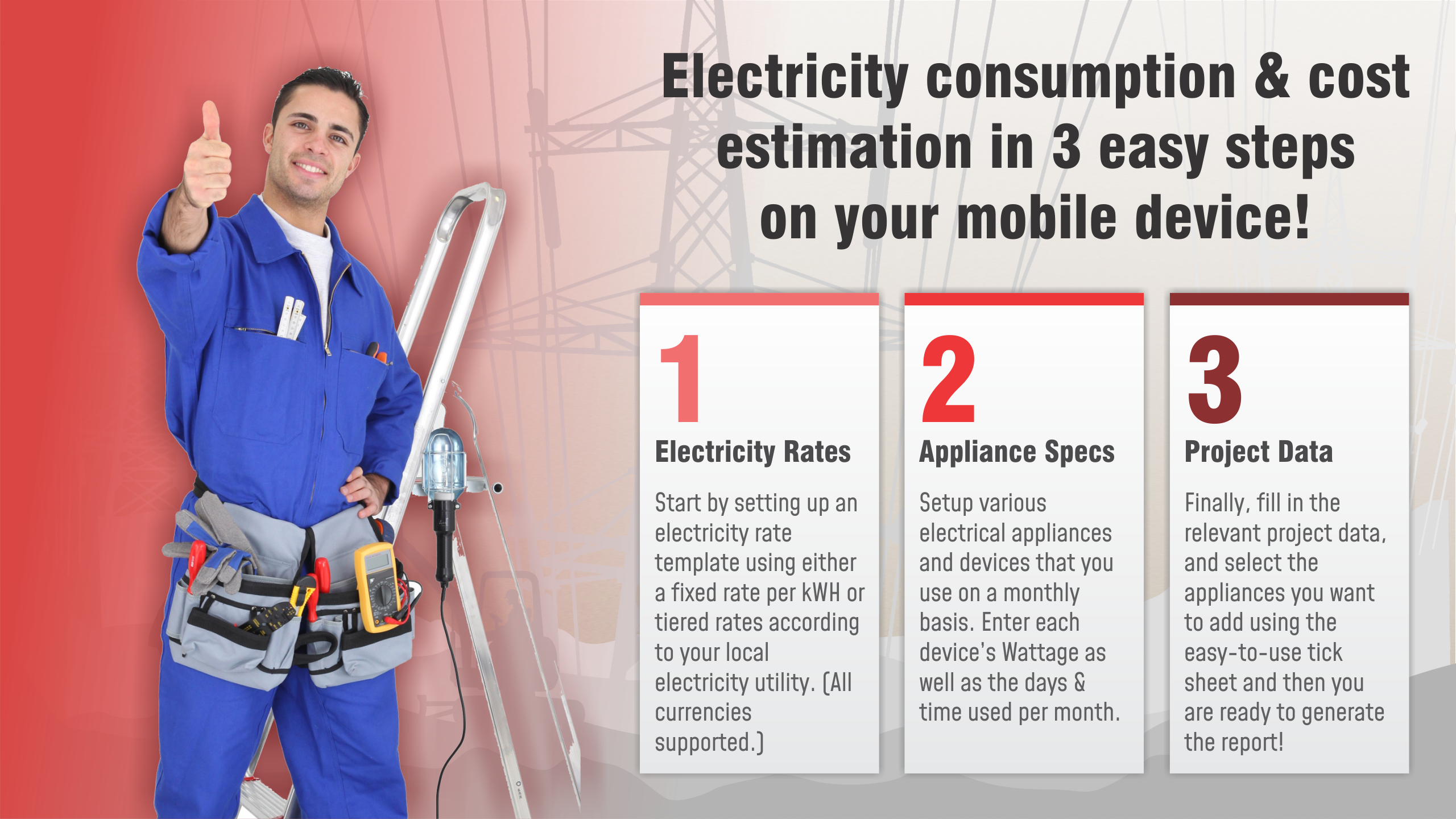 EnergyCALC - Energy usage calculator gallery image