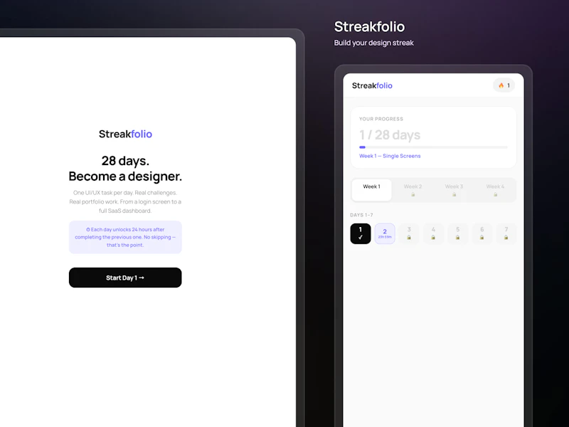 Streakfolio screenshot 1