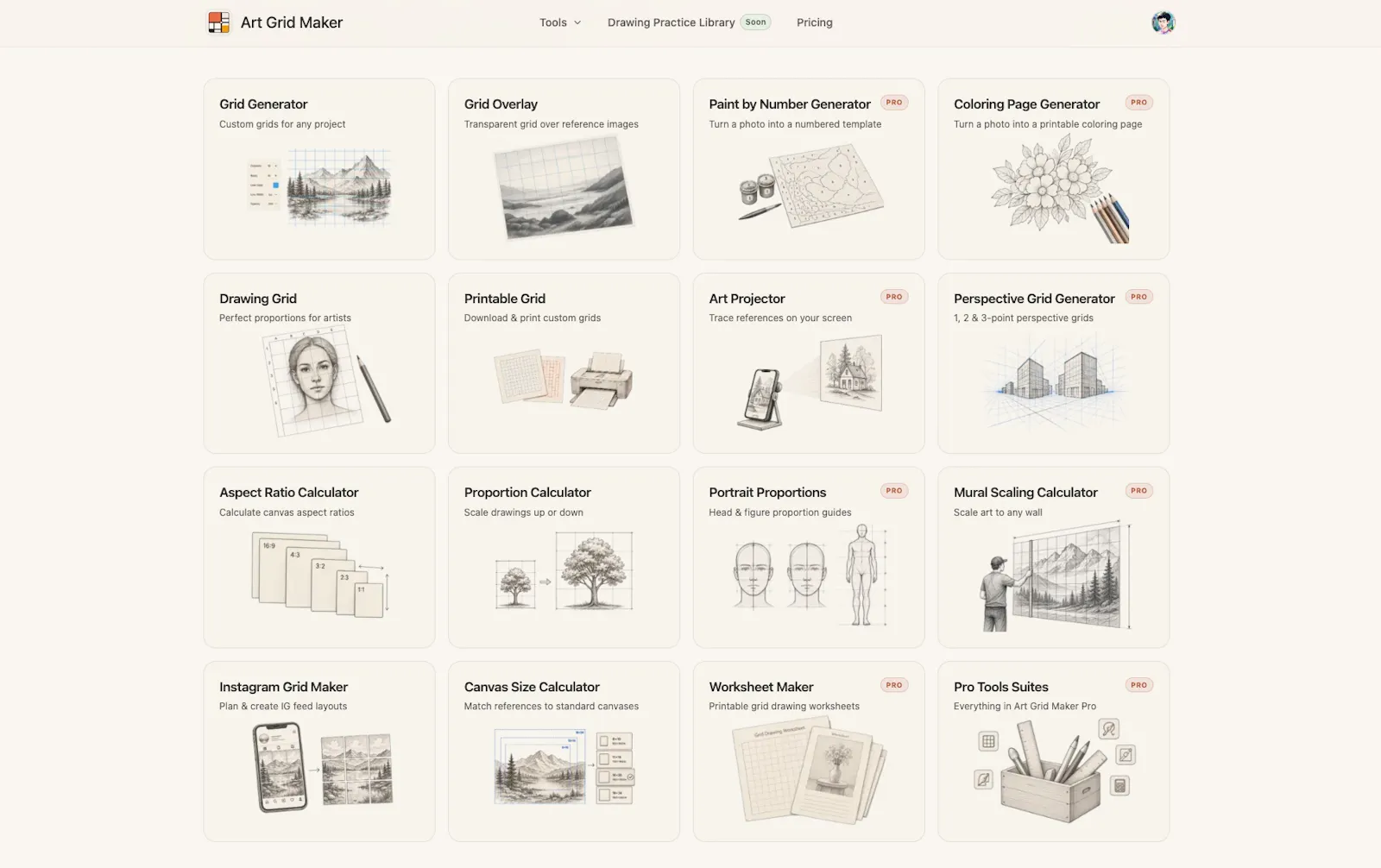 Art Grid Maker screenshot 2