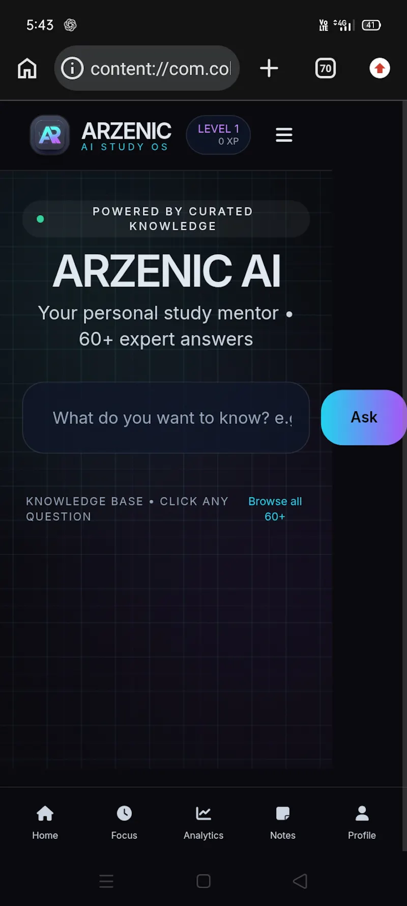 Arzenic ai  screenshot 6