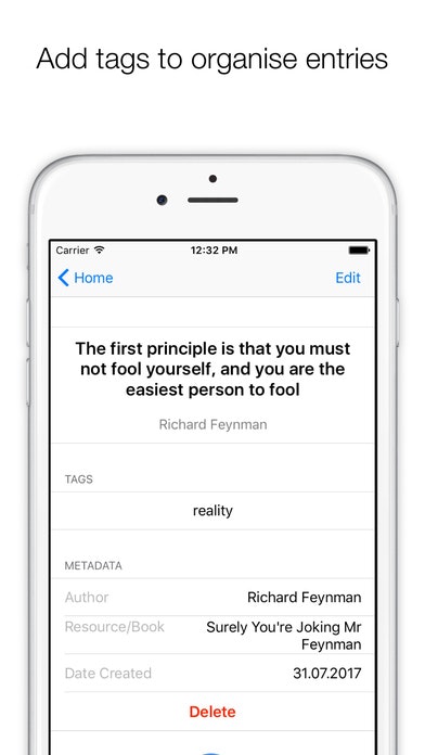 Commonplace Book App gallery image
