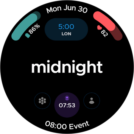 Obscurity - Text-based WearOS Watchface media 3
