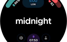 Obscurity - Text-based WearOS Watchface media 3