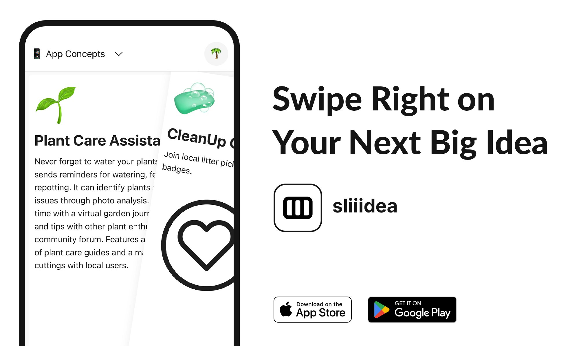 startuptile sliiidea-Swipe right on your next big idea