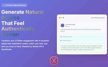 X Auto Reply Assistant-AI-powered gallery image