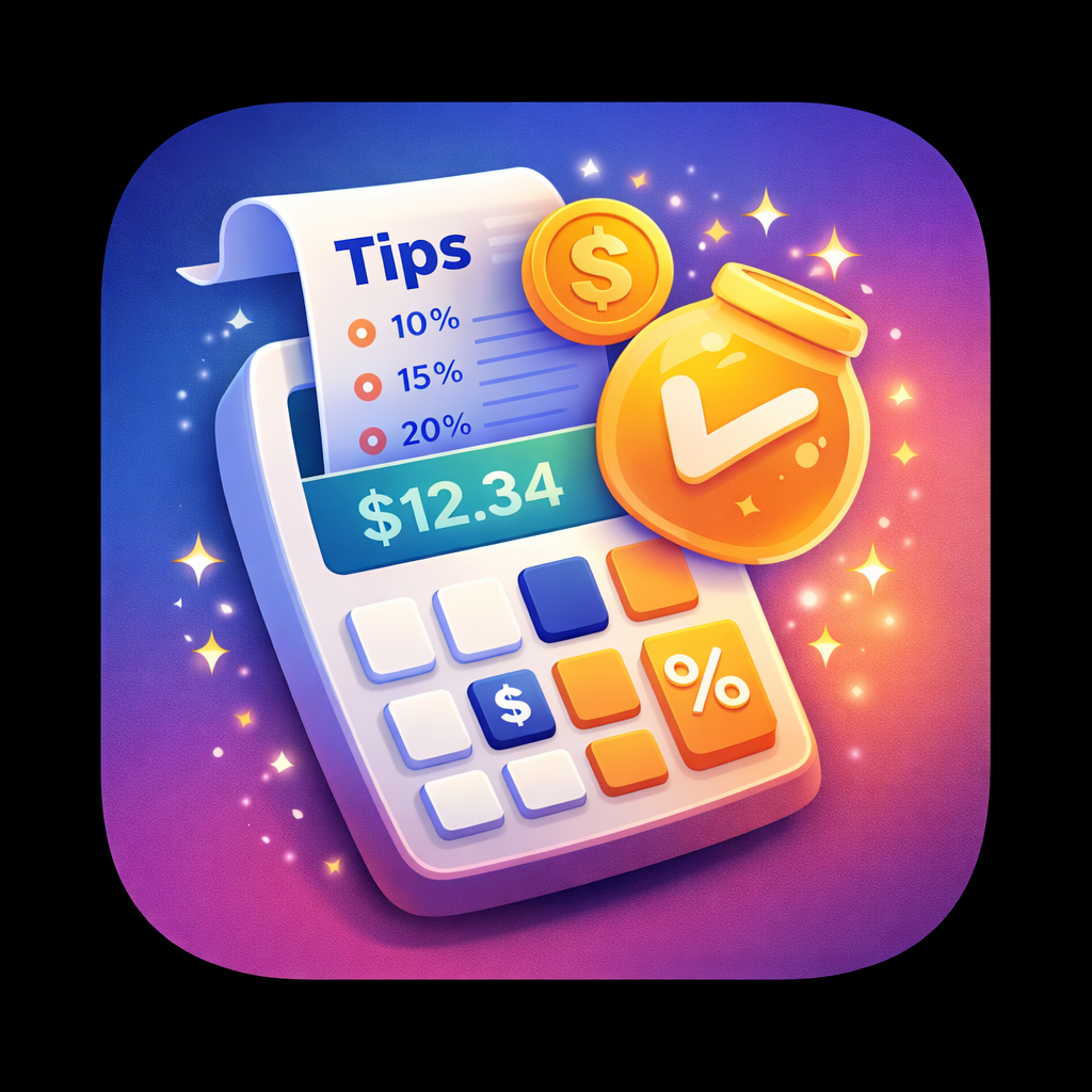 TipMate – Smart Tip Calculator - Product Hunt launch logo and brand identity