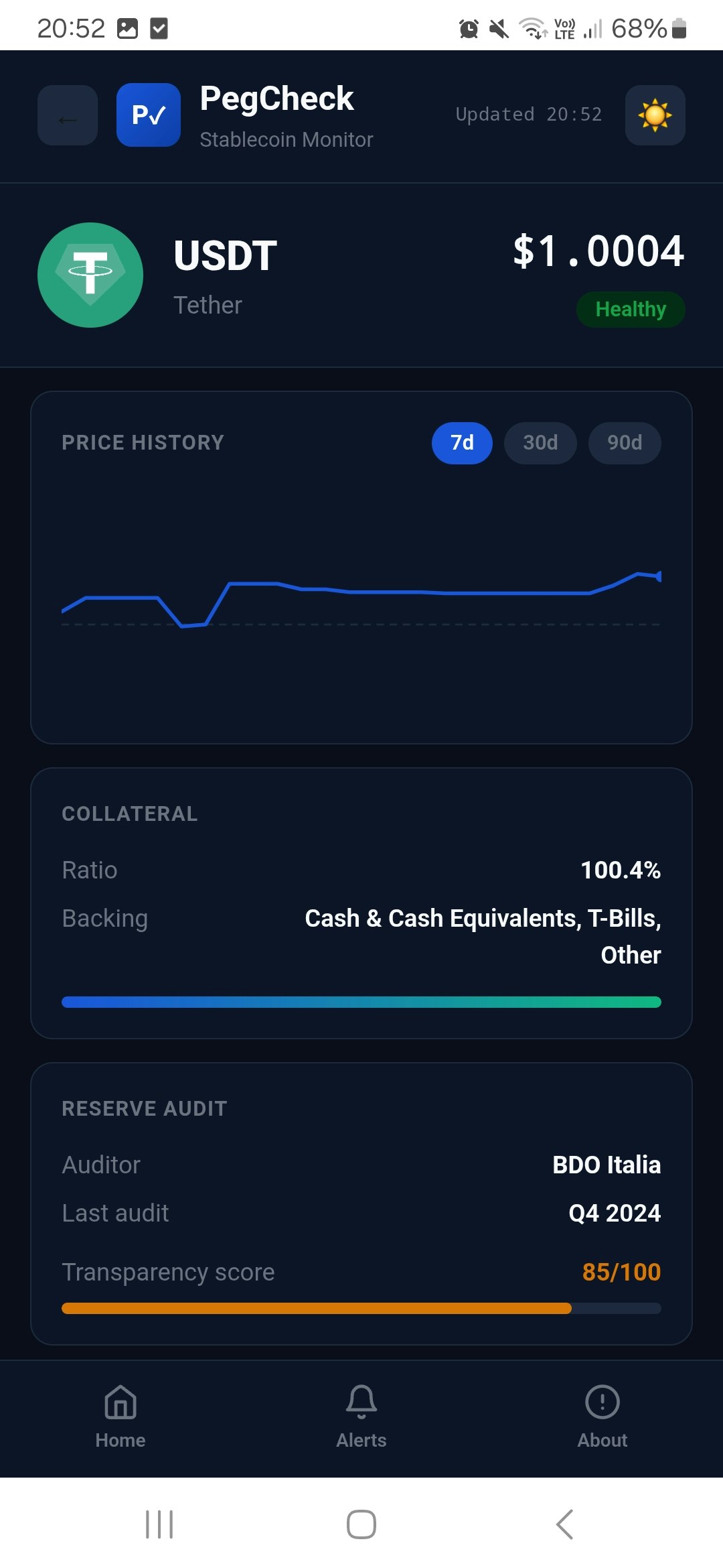 PegCheck — Real - Screenshot 2 showing product features and functionality