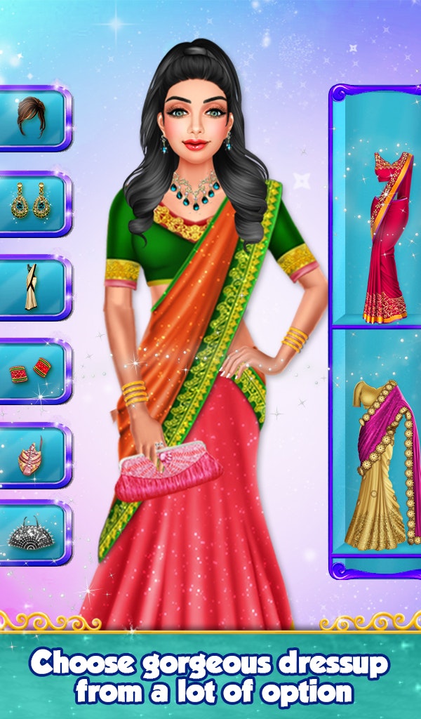 Indian Gopi Makeup Dressup gallery image
