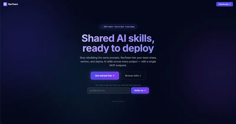 RaxTeam screenshot 1