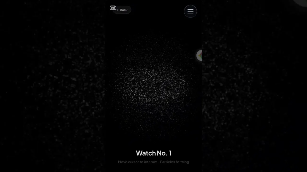 React Three.js 3D Particle Engine gallery image